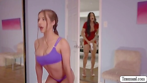 Tattooed beauty is working hard and her boss is happy