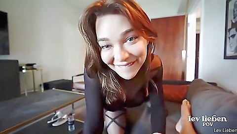 Brunette has her pussy fucked and her ass also touched