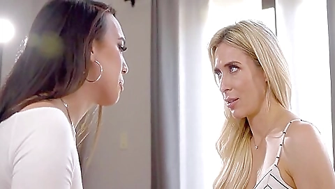 Asian milf cumshots facial in a deep throat and a dick in her pussy