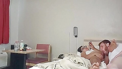 Busty brunette babe with large boobs and round ass