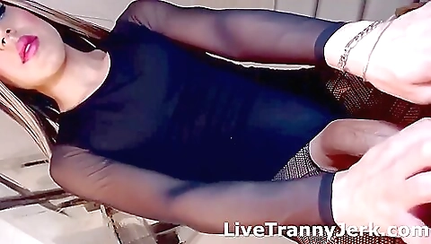 Busty blonde babe spreads legs and masturbates alone